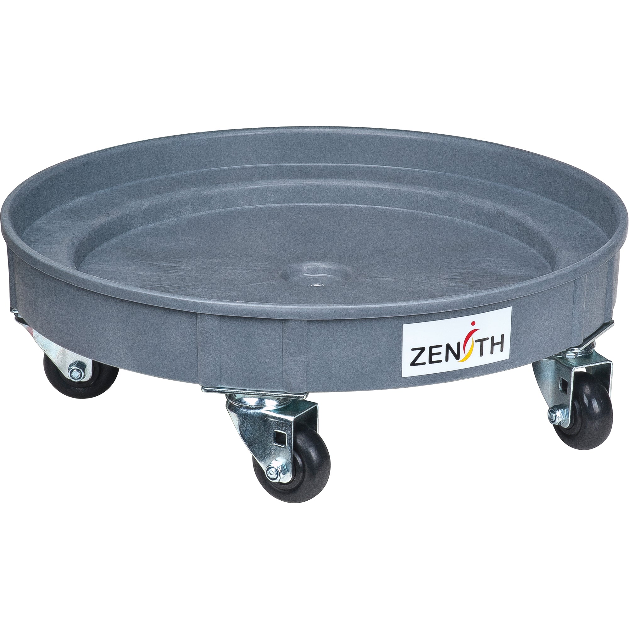 Leak Containment Drum Dolly, 24.25" dia. X 7.625" H, 1.5 US Gal. Spill Cap.