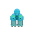 Samsung DC62-00311F valve for washing machine in blue and green plastic with electrical connectors