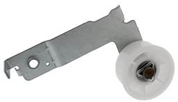 XPart Supply DC96-00882C dryer idler pulley replacement metal bracket with white plastic wheel