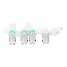 DC97-15459Q compatible washer valve replacement part with four inlet connectors from XPart Supply Ltd