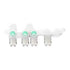 DC97-15459Q compatible washer valve replacement part with four inlet connectors from XPart Supply Ltd