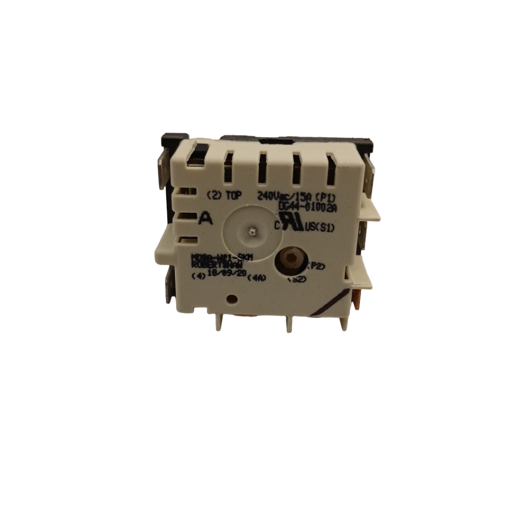 DG44-01002A oven part for sale by XPart Supply white electrical component with multiple connection points