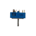 DG44-01007B range oven energy regulator blue component with metal shaft and electrical connectors
