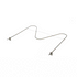 XPart Supply DG47-00038B bake element replacement for oven heating with metal wire construction