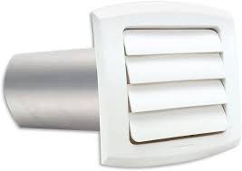 LH6WXZ Louvered Exhaust Hood, White - XPart Supply