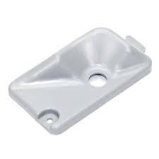 Dryer drum light deflector cover