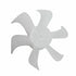 WP2163777 Refrigerator Evaporator Fan Blade