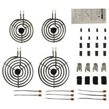 4392061 Oven Element Kit, Element Kit. Includes (2) 660532 6" elements, (2) 660533 8" elements and (4) 330031 receptacle kits.