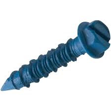 Hillman Blue Hex Washer-Head Concrete Screw Anchors (1/4" x 1-1/4") - 8pc
