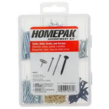 HomePak Kit - Tacks, Nails, Brads, and Screws - 6 oz.