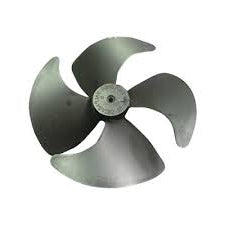 Metallic fan blade on a white background