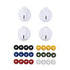 Universal Gas and Electric Range Knob Kit KNOBKIT4W (White) - XPart Supply