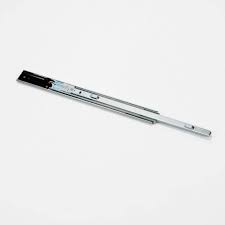Freezer drawer slide rail, left side