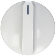 Washer Knob & Clip Assembly / Washer Control Knob, White