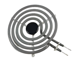 WP660532 Range Coil Surface Element, Pigtail Ends, 6", 1500W (Surface Burner Element, Plug-In Coil Element, 6-Inch Coil, Spiral Element)