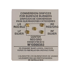 W11126047 LP Conversion Kit (replaces W10566083) - XPart Supply Ltd.