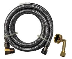 Supco DW6SS Universal Stainless Steel Braided Dishwasher Fill Hose Installation Kit (replaces 41045, 41043) (Copy)