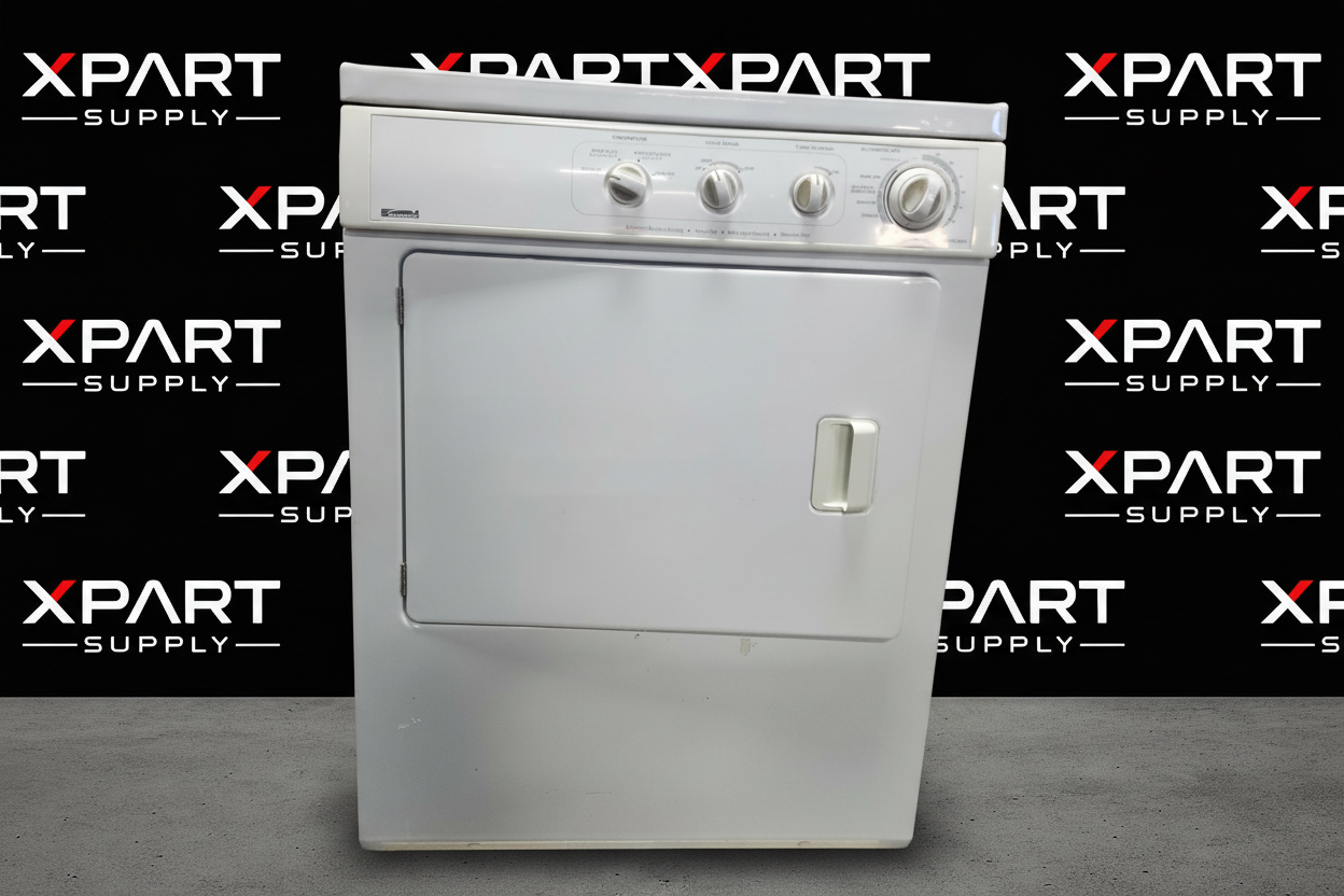 Dryer with XPart Supply branded background