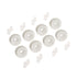 WD35X21038 Dishwasher Lower Dishrack Roller Kit Assembly (8 Pack) - XPart Supply