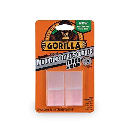 Mounting Tape Pre-Cut Squares, 1" x 1", 24 Per Pack - XPart Supply