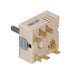 LG EBF62174904 oven element switch part with multiple brass connectors and a beige plastic housing