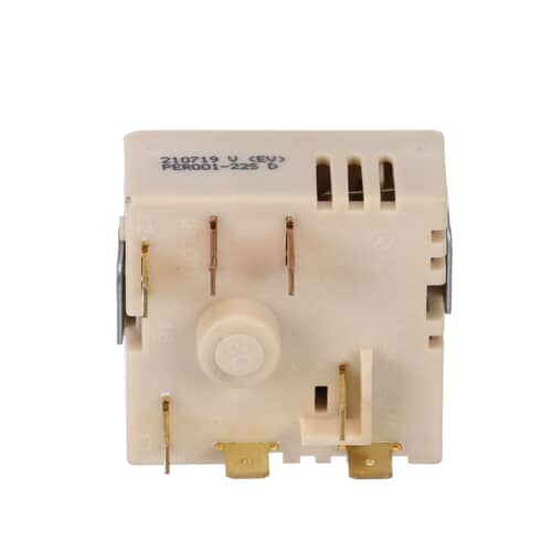 LG EBF62174904 oven element switch part with beige plastic housing and metal connectors