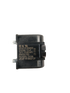 WPW10662129 refrigerator run capacitor black replacement unit with two metal terminals and printed voltage specs
