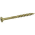 K and S exterior deck screws star head brass coated countersunk screw with coarse thread for decking