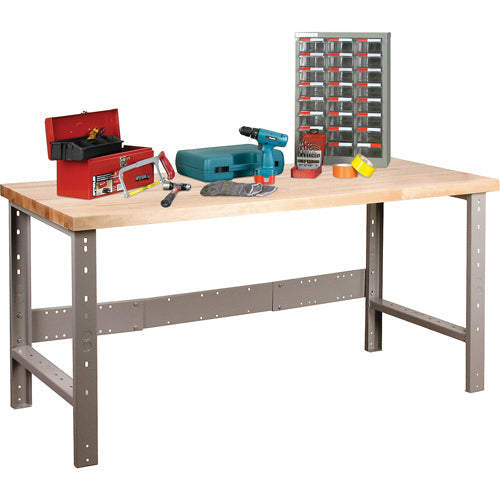 Pre-Designed Workbench, Top & Legs Only, 2500 lbs. Cap., 72" W x 30" D, 34" H