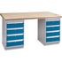 Pre-Designed Workbench, 60" W x 36" D x 34" H, 2500 lbs. Capacity