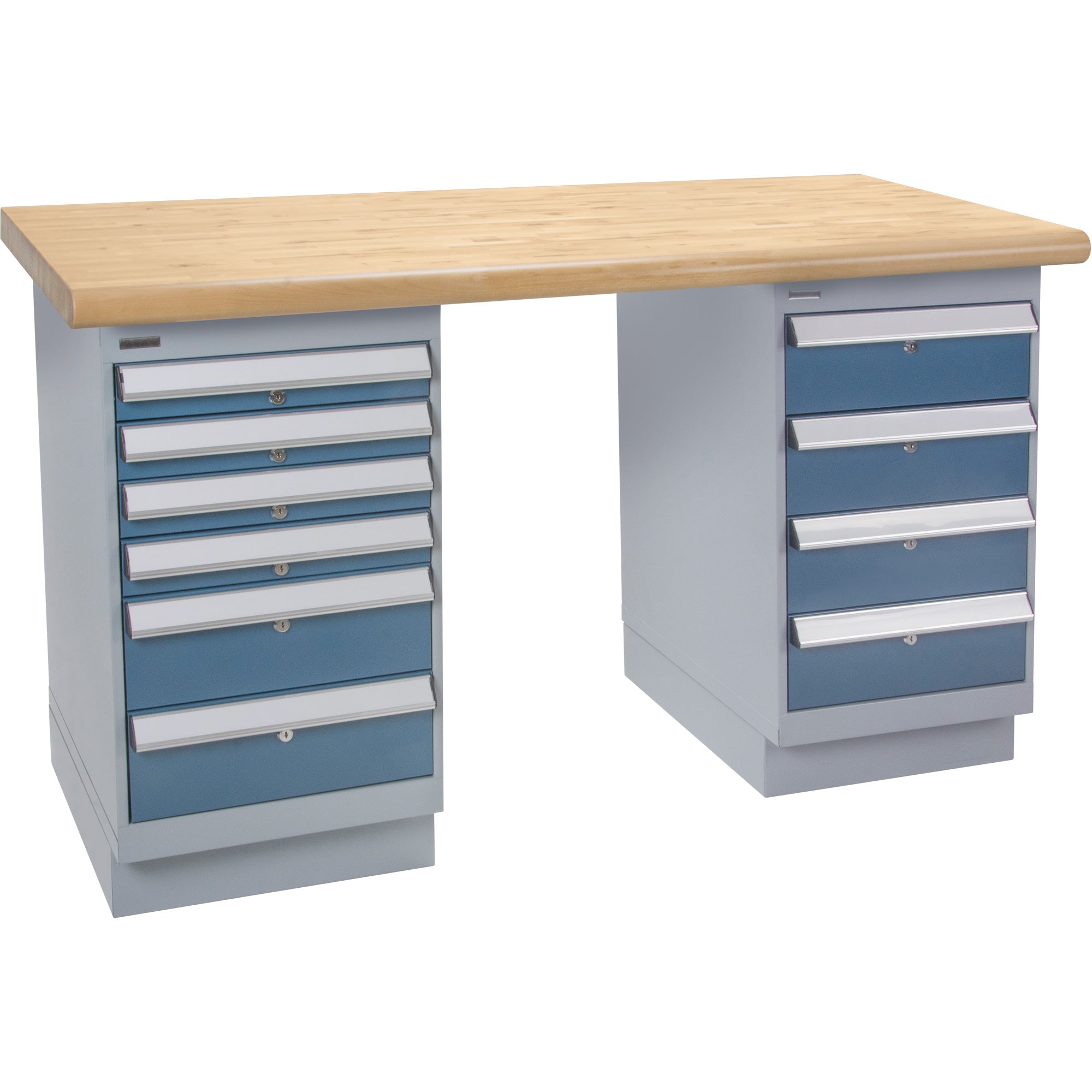 Heavy-Duty Workbench, Dual Drawers, 1500 lbs. Cap., 60" W x 36" D, 34" H