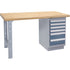Heavy-Duty Workbench, 1500 lbs. Cap., 60" W x 24" D, 34" H