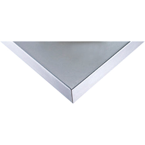 304 Stainless Steel Wood-Filled Workbench Tops, 24" D x 48" W, 1-3/4" Thick