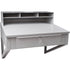Wall-Mounted Shop Desk, 34-1/2" W x 28" D x 31" H, Grey