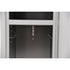 Lockers, 2 -tier, 12" x 18" x 72", Steel, Grey, Rivet (Assembled)