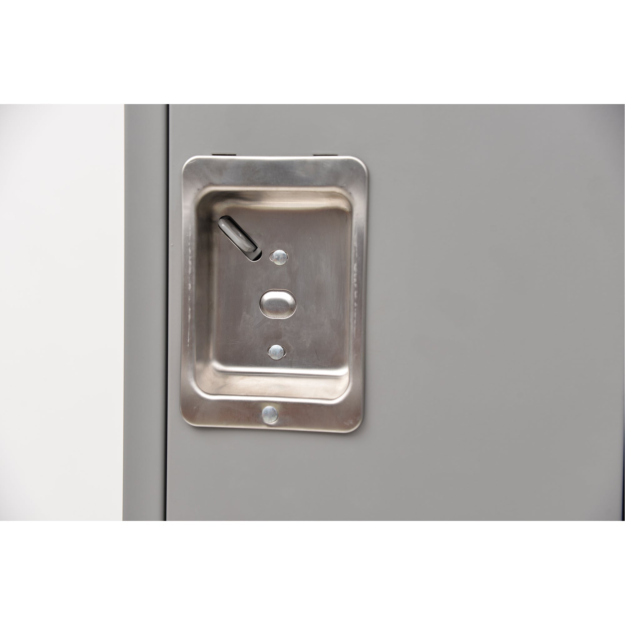 Lockers, 2 -tier, 12" x 18" x 72", Steel, Grey, Rivet (Assembled)