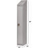 Assembled Lockers, 12" x 18" x 82", Steel, Grey, Rivet (Assembled)