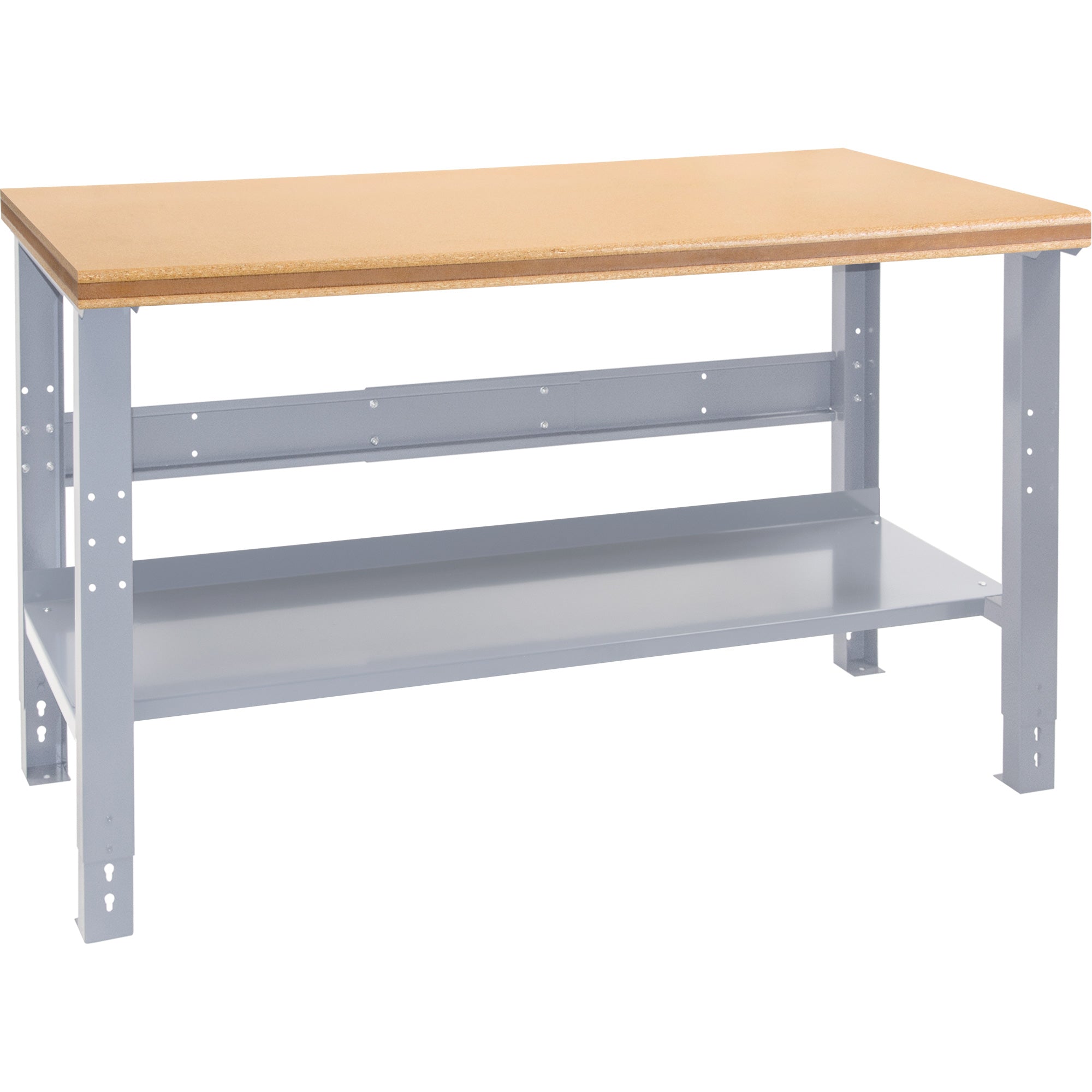 Industrial Duty Workbench, 60" W x 36" D x 34" H, 1000 lbs. Capacity