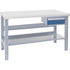Industrial Duty Workbench, 60" W x 36" D x 34" H, 1000 lbs. Capacity
