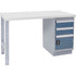 Industrial Duty Workbench, 36" W x 60" D x 34" H, 1000 lbs. Capacity