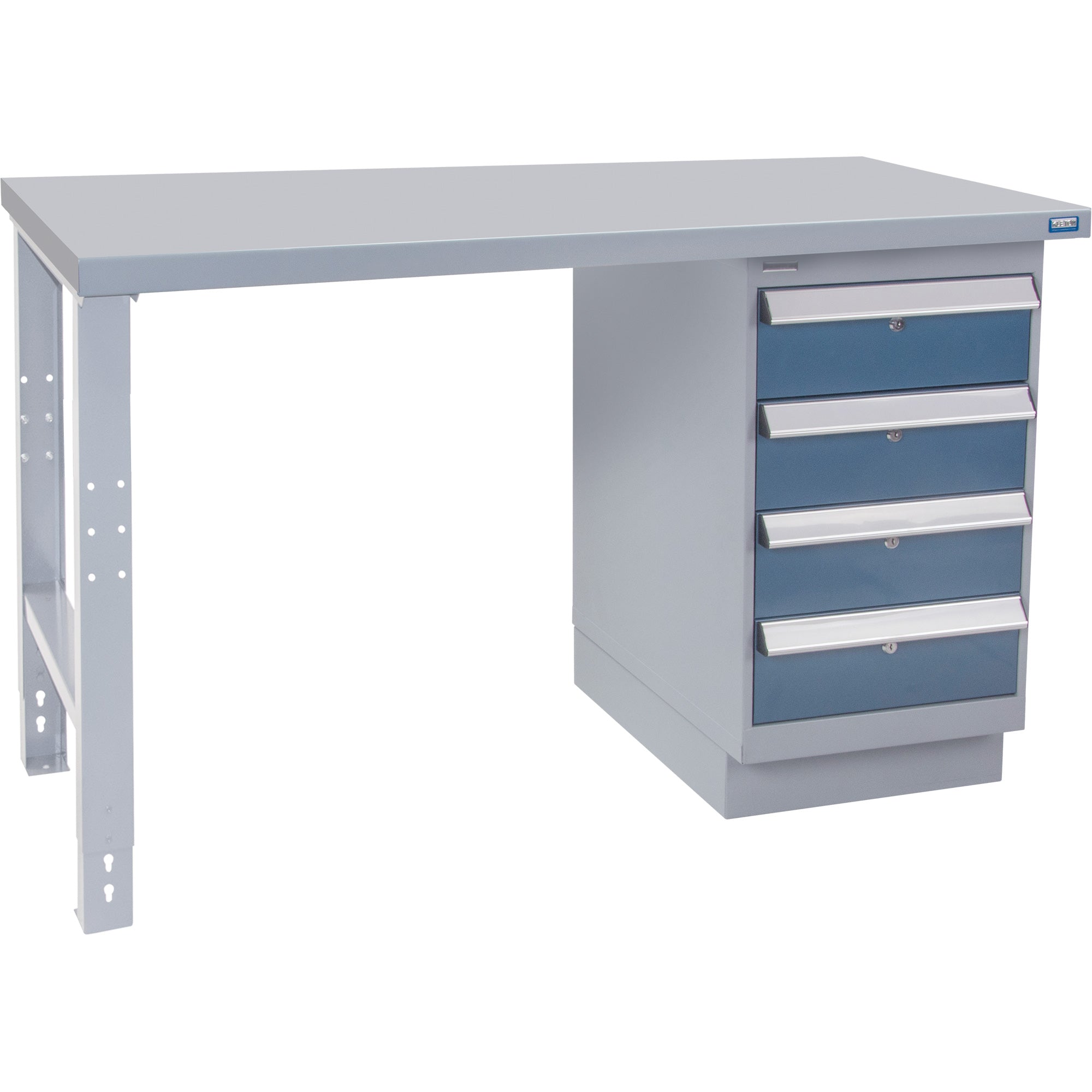 Industrial Duty Workbench, 24" W x 60" D x 34" H, 1000 lbs. Capacity