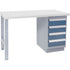 Industrial Duty Workbench, 36" W x 60" D x 34" H, 1000 lbs. Capacity