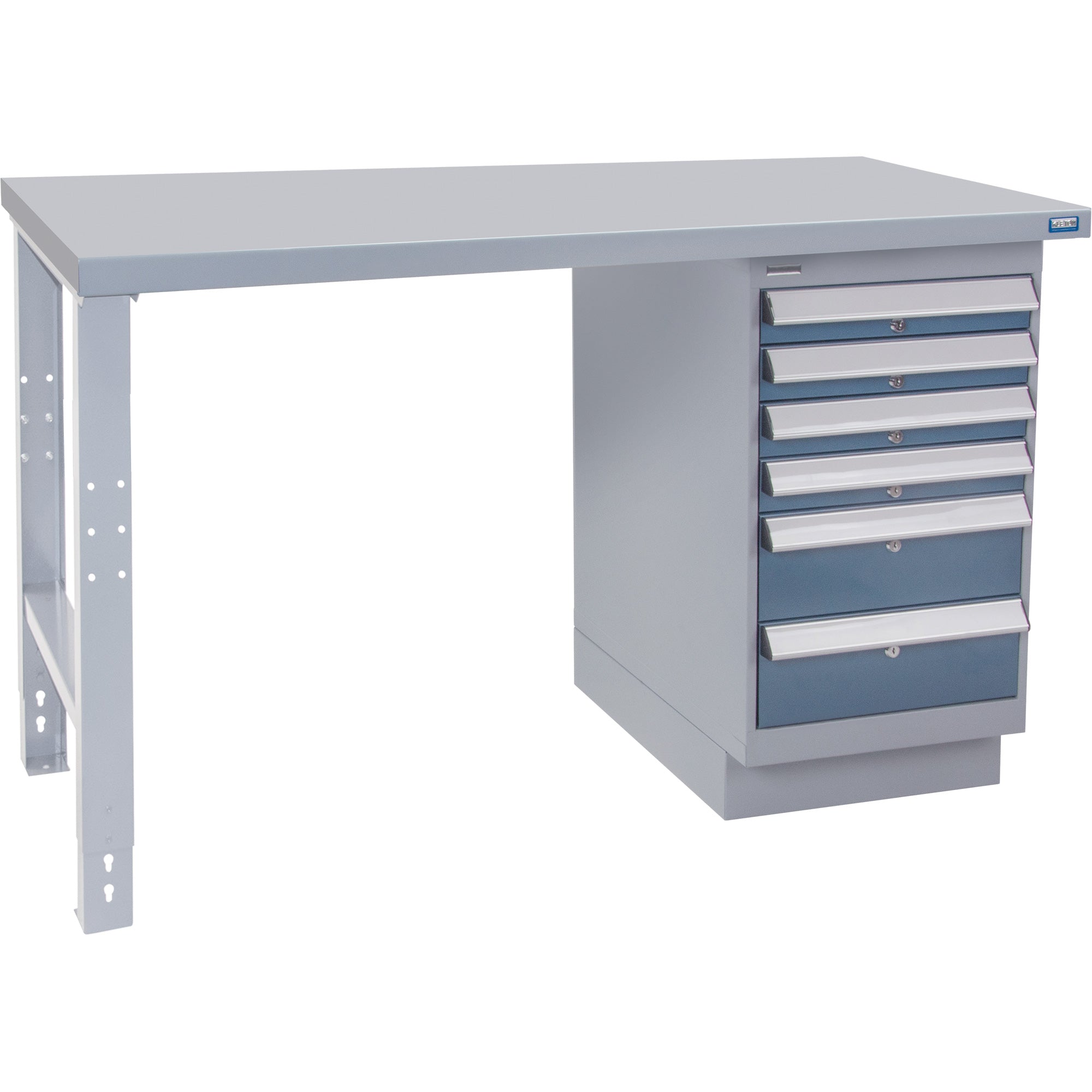 Industrial Duty Workbench, 24" W x 60" D x 34" H, 1000 lbs. Capacity