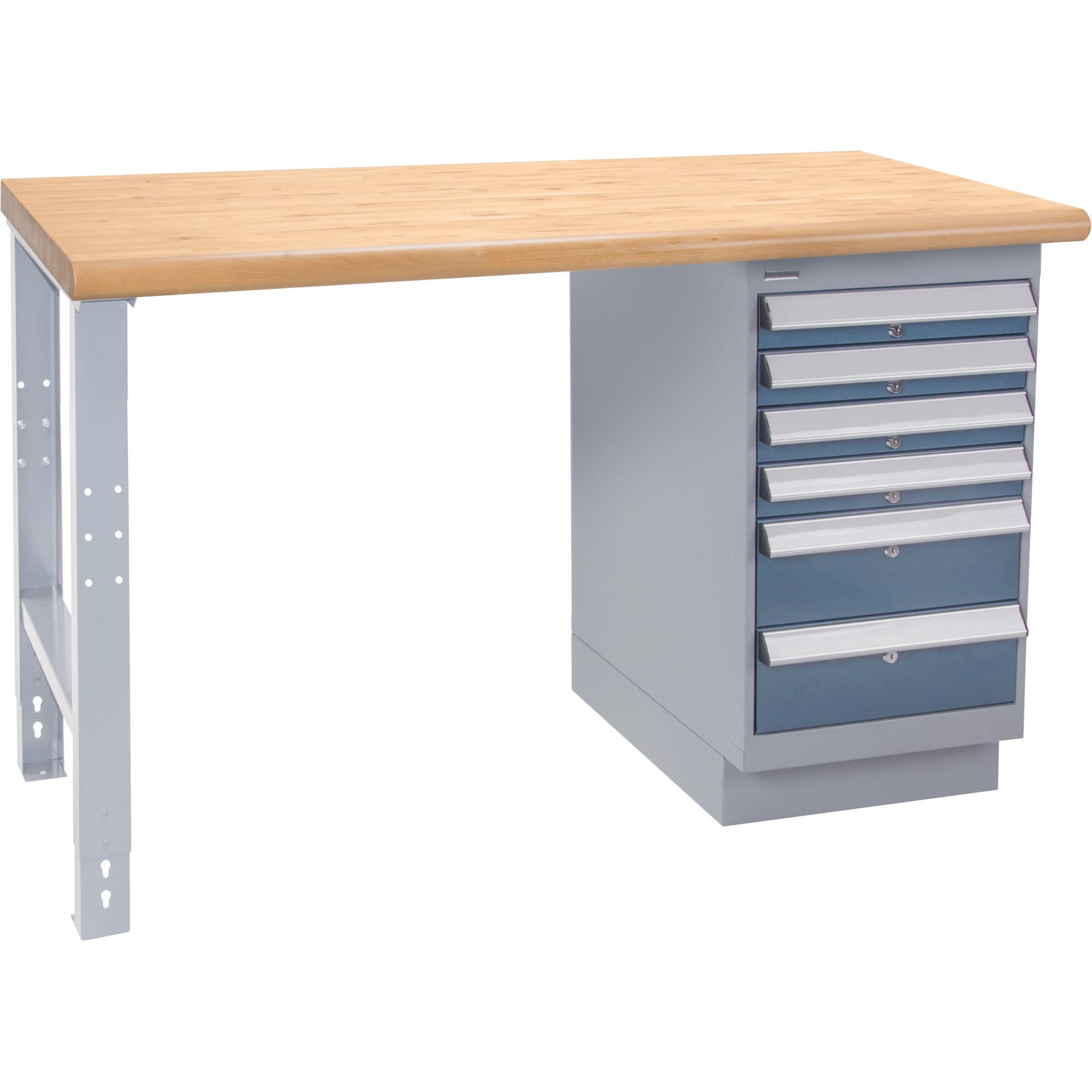 Industrial Duty Workbench, 1000 lbs. Cap., 30" W x 72" D, 34" H