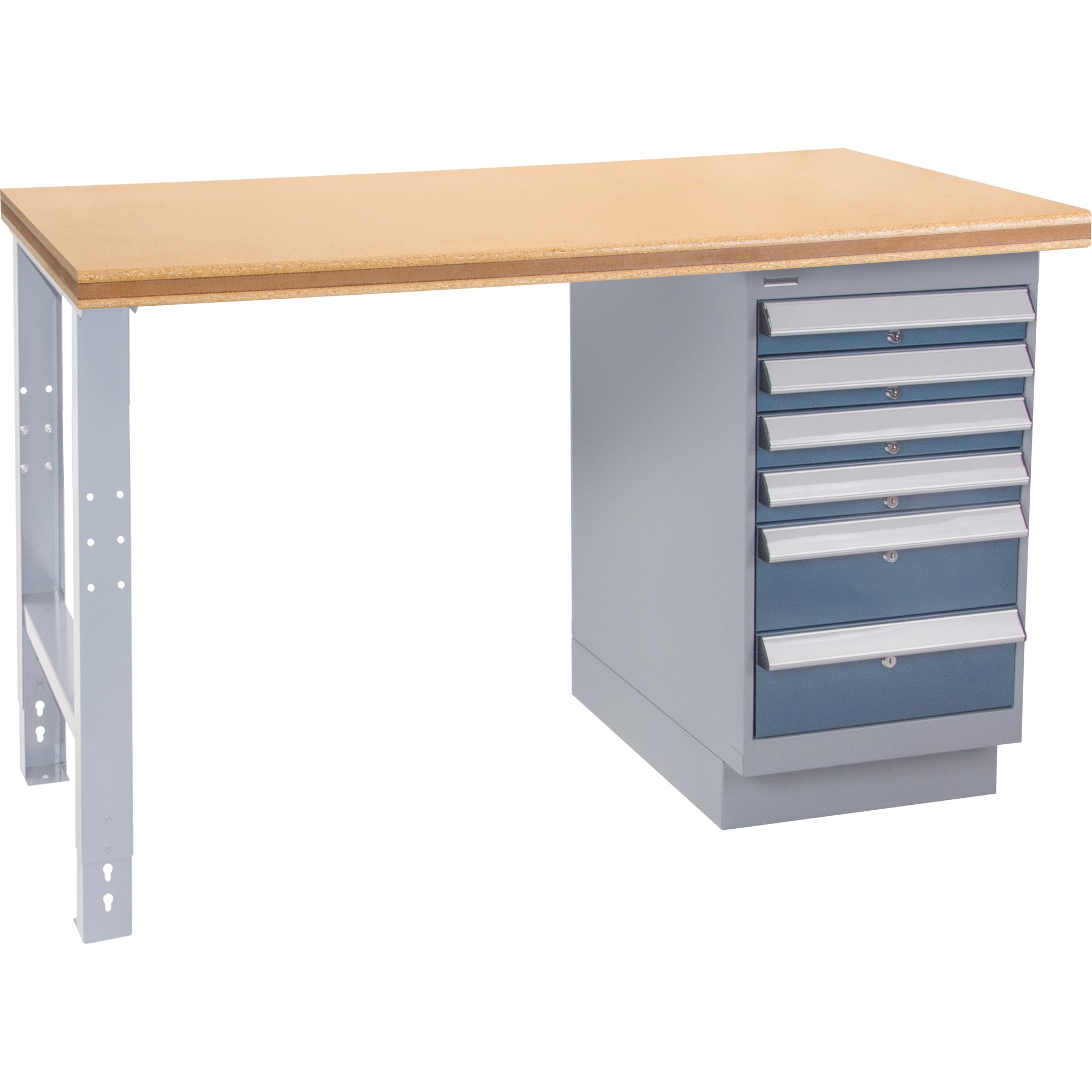 Industrial Duty Workbench, 36" W x 60" D x 34" H, 1000 lbs. Capacity