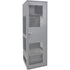 Gear Locker with Door, Steel, 24" W x 24" D x 72" H, Grey