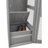 Gear Locker with Door, Steel, 24" W x 24" D x 72" H, Grey