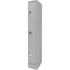 Lockers, 3 -tier, 12" x 18" x 76", Steel, Grey, Knocked Down