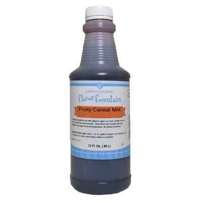 Fruity Cereal Milk Flavor Fountain - 4 oz. - 32 oz. - Ice Cream and Beverage Flavors - LorAnn Oils - Canadian Distribution - Ships Free Within Canada on Orders Above CAD $199