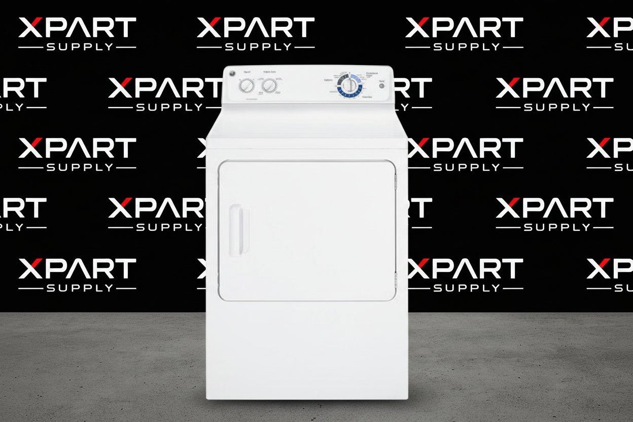 GE Dryer with XPart Supply Background